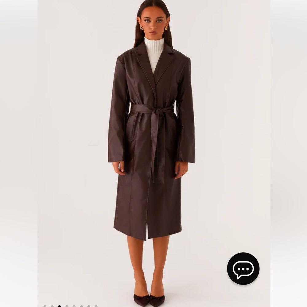 Peppermayo - Dixie Trench Coat (Chocolate) Size XS/S